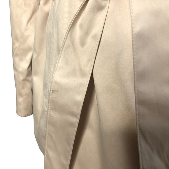 Calvin Klein Latte Asymmetrical Belted Wrap Jacket - Picture 6 of 9